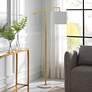 3_Cinnabar Road Ciri Pivot Shade Gold Metal Floor Lamp more views
