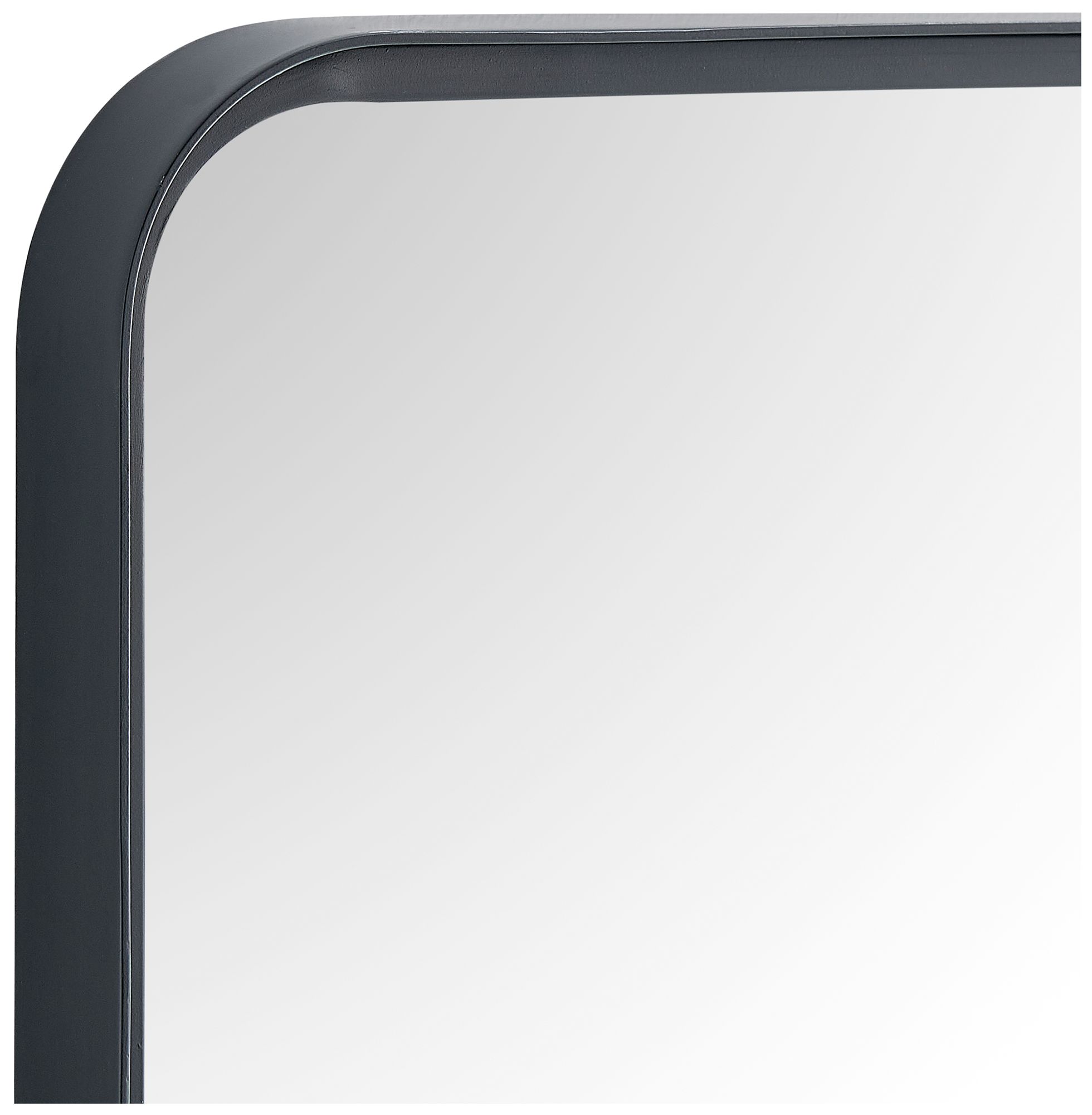 Image 5 Cinnabar Road Clara 21" x 59" Black Metal Framed Mirror more views