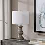 3_Cinnabar Road Clifton Stone Gray Ceramic Table Lamp more views