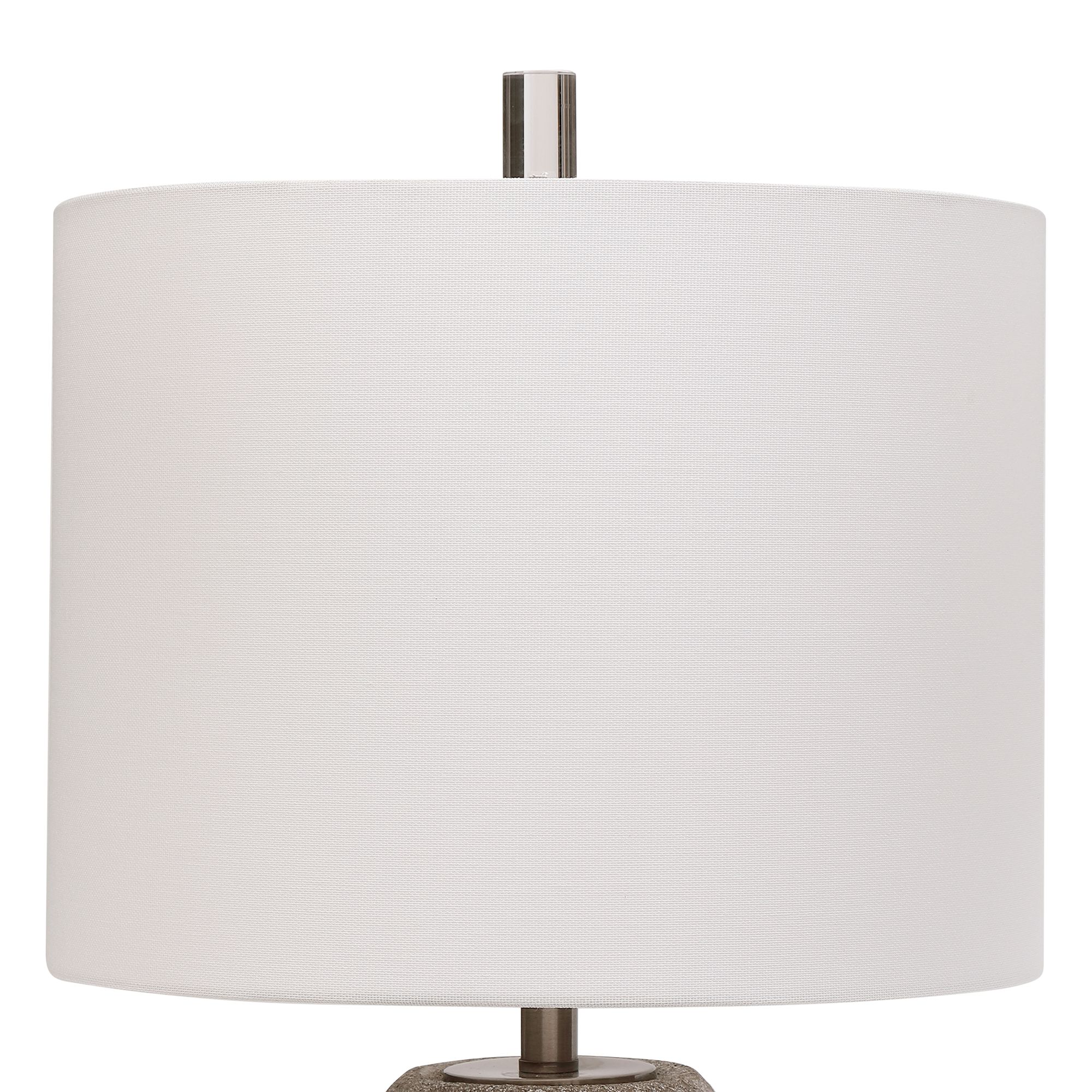 Image 5 Cinnabar Road Clifton Stone Gray Ceramic Table Lamp more views