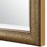 6_Cinnabar Road Coloma 24" x 40" Textured Gold Wall Mirror more views