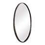 4_Cinnabar Road Cordova Dark Bronze 18" x 28" Oval Wall Mirror more views