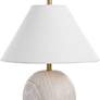 5_Cinnabar Road Cove 17" Faux Stone Ceramic Accent Table Lamp more views