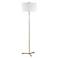 Cinnabar Road Cresson Brass Tripod Floor Lamp