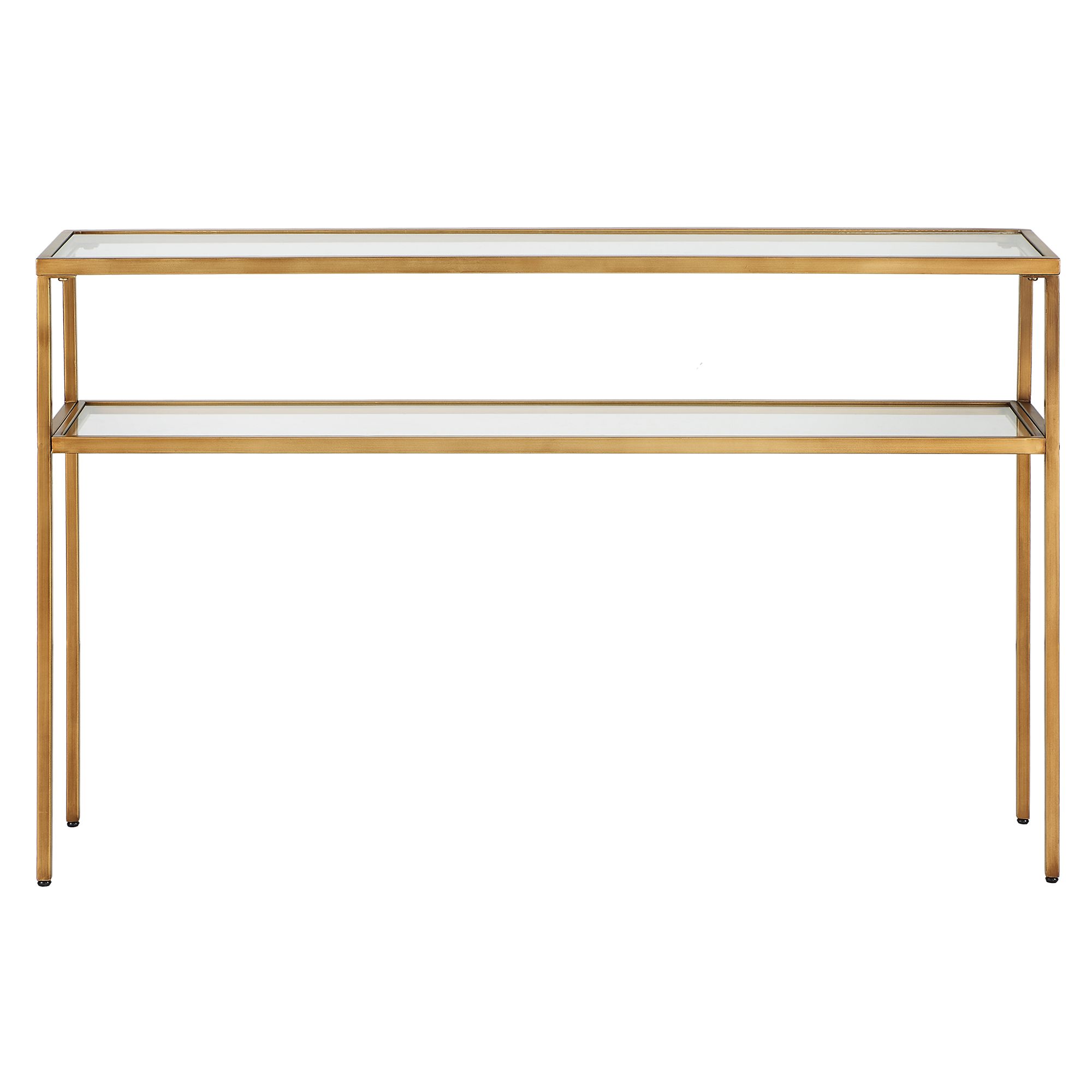 Image 2 Cinnabar Road Crowley 48" Wide Warm Gold Console Table