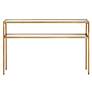 2_Cinnabar Road Crowley 48" Wide Warm Gold Console Table
