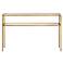 Cinnabar Road Crowley 48" Wide Warm Gold Console Table