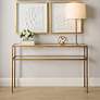 1_Cinnabar Road Crowley 48" Wide Warm Gold Console Table