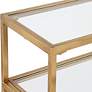 6_Cinnabar Road Crowley 48" Wide Warm Gold Console Table more views