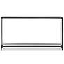2_Cinnabar Road Dakota 56" Wide Satin Black Console Table