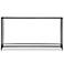 Cinnabar Road Dakota 56" Wide Satin Black Console Table