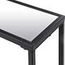 6_Cinnabar Road Dakota 56" Wide Satin Black Console Table more views