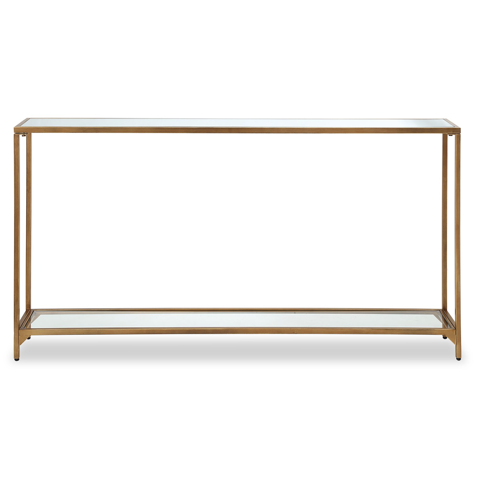 Image 2 Cinnabar Road Dakota 56" Wide Warm Gold Console Table