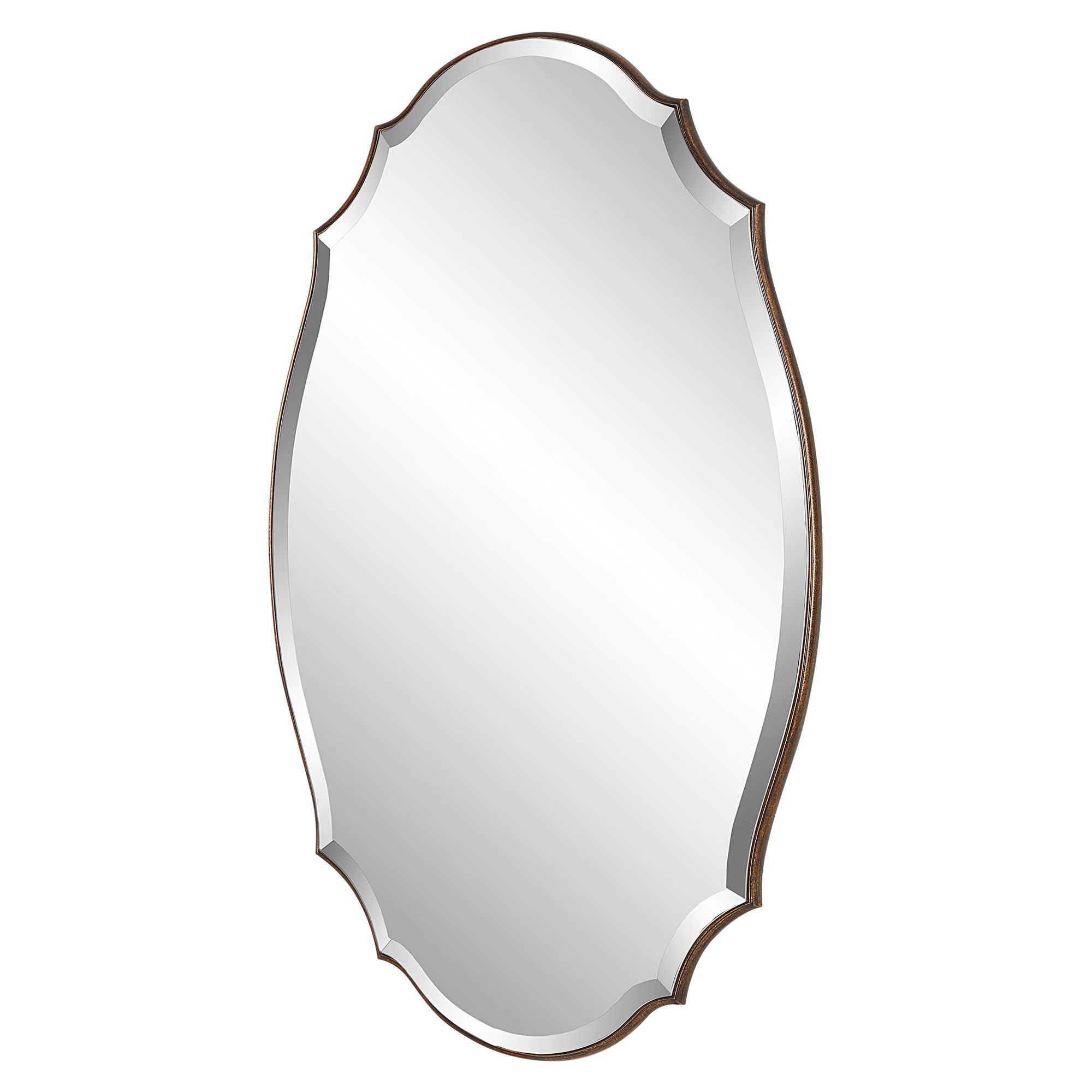 Image 6 Cinnabar Road Davis Antique Bronze Gold 28" x 42" Wall Mirror more views
