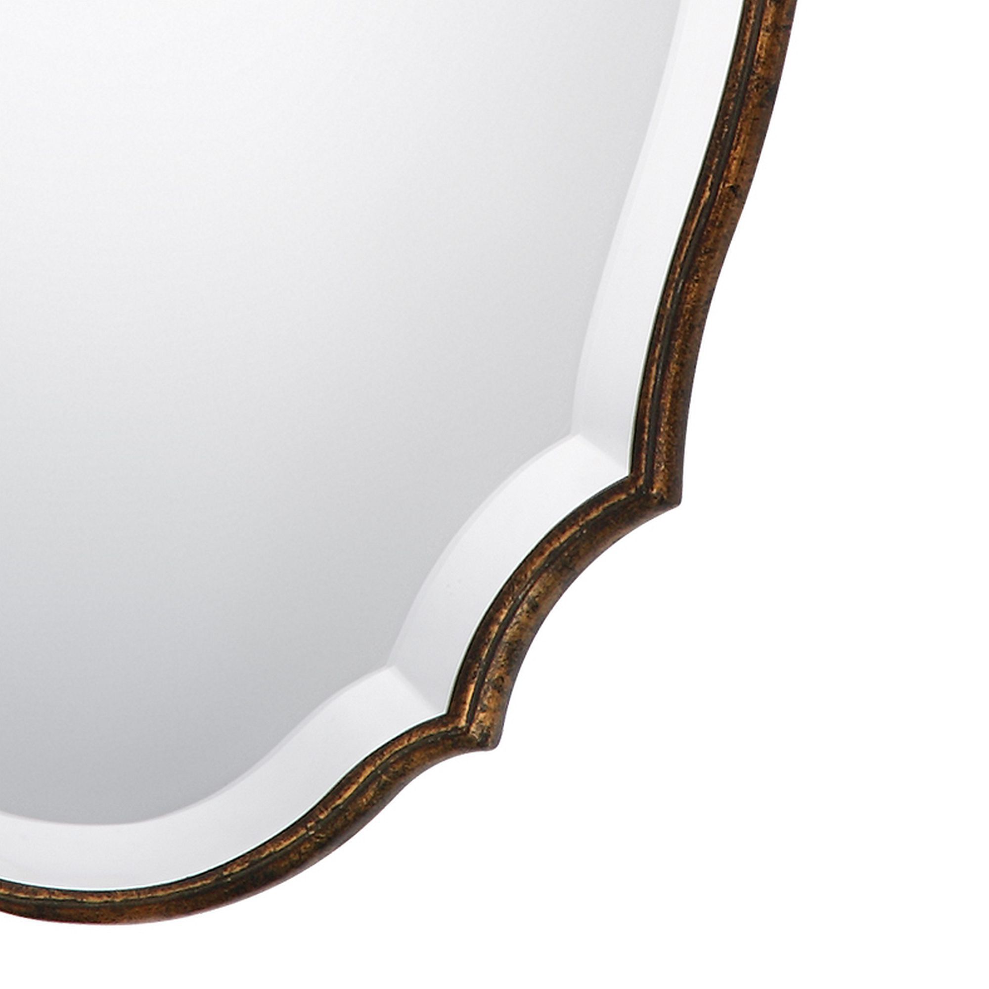 Image 5 Cinnabar Road Davis Antiqued Bronze 20" x 30" Oval Wall Mirror more views