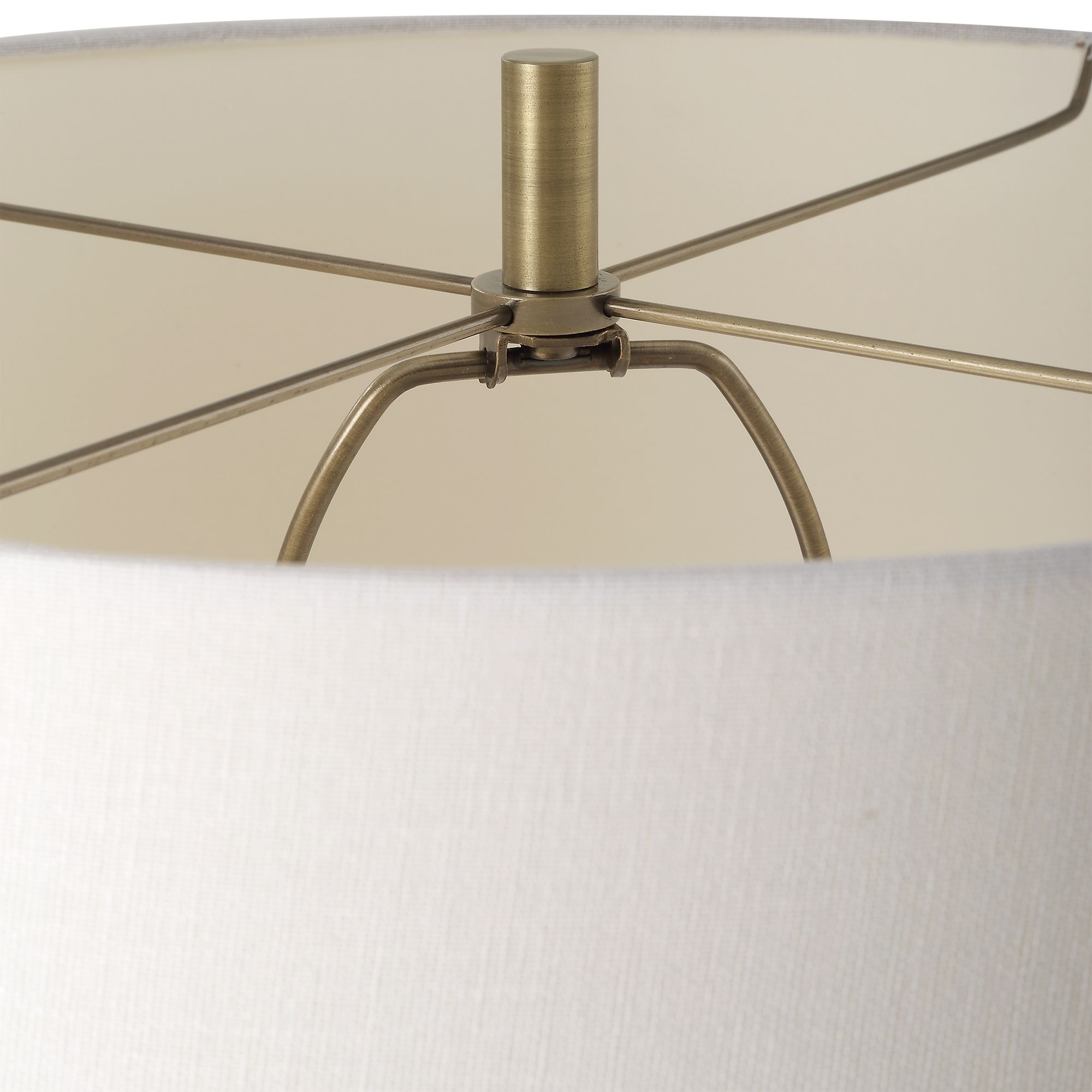 Image 6 Cinnabar Road Decatur Brass and Black Floor Lamp more views