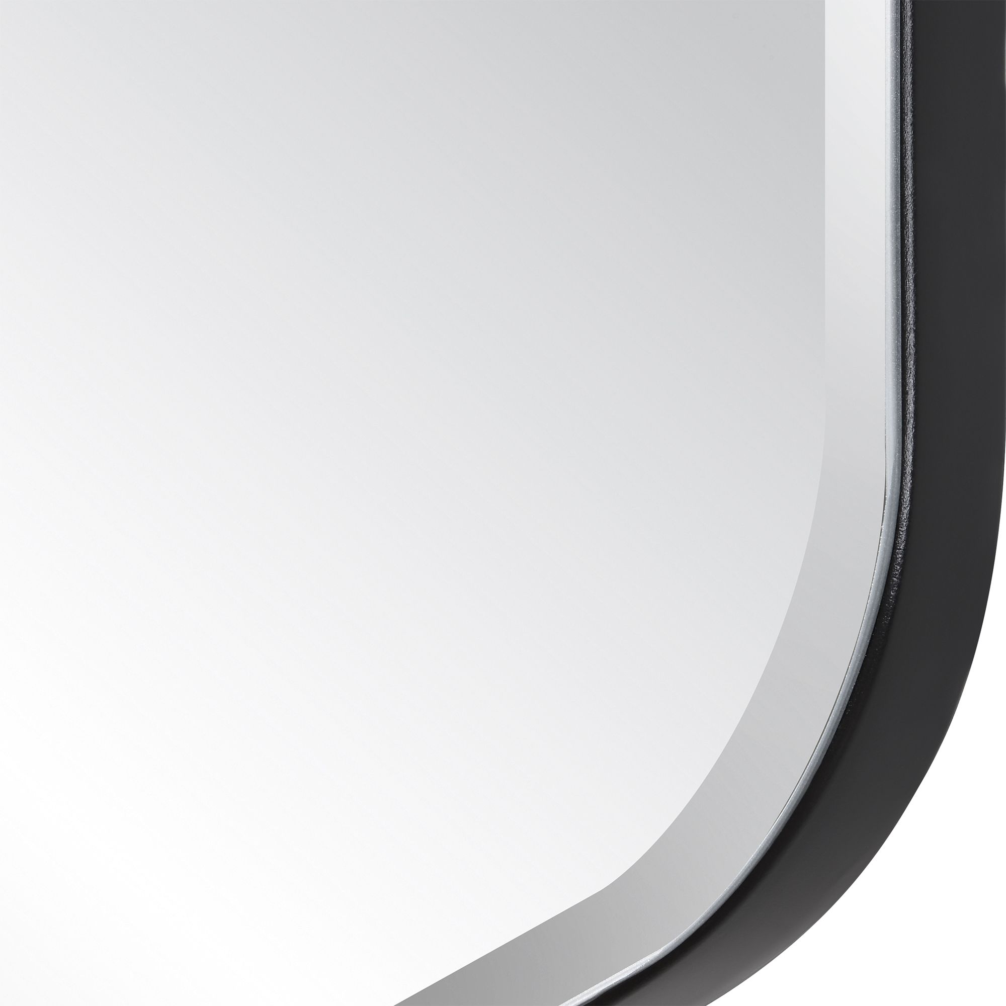 Cinnabar Road Delphine Black 32" x 36" Diamond Wall Mirror