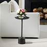 1_Cinnabar Road Desiree 13 1/4"W Oxidized Dark Brown Accent Table