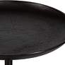 3_Cinnabar Road Desiree 13 1/4"W Oxidized Dark Brown Accent Table more views