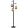 Cinnabar Road Donna Bronze Metal 3-Arm Floor Lamp