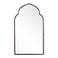 Cinnabar Road Dova Dark Bronze 22" x 38" Arch Top Wall Mirror