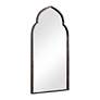3_Cinnabar Road Dova Dark Bronze 22" x 38" Arch Top Wall Mirror more views