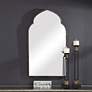 7_Cinnabar Road Dova Dark Bronze 22" x 38" Arch Top Wall Mirror more views