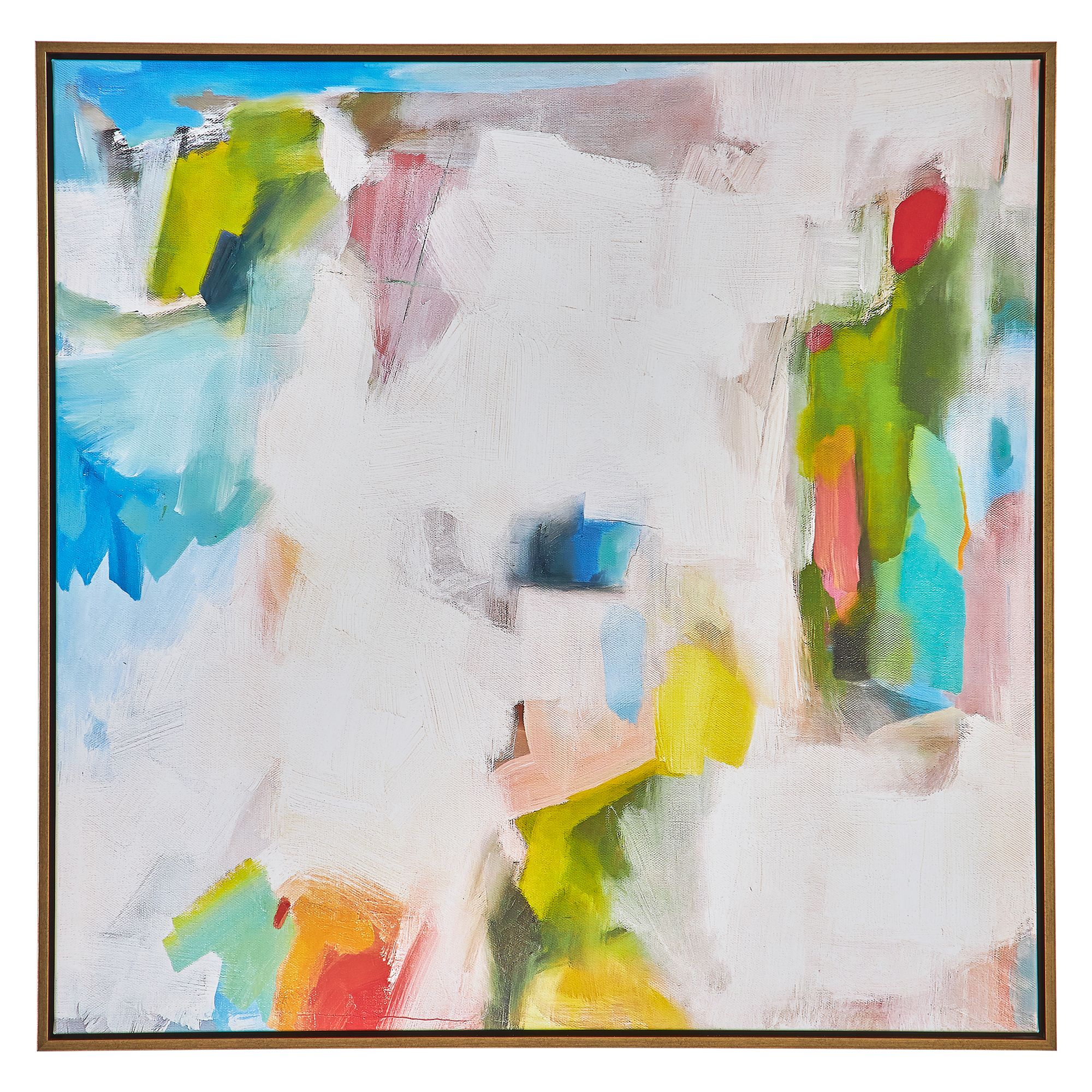 Cinnabar Road Dream of Isles 37 1/4" Square Framed Canvas Wall Art