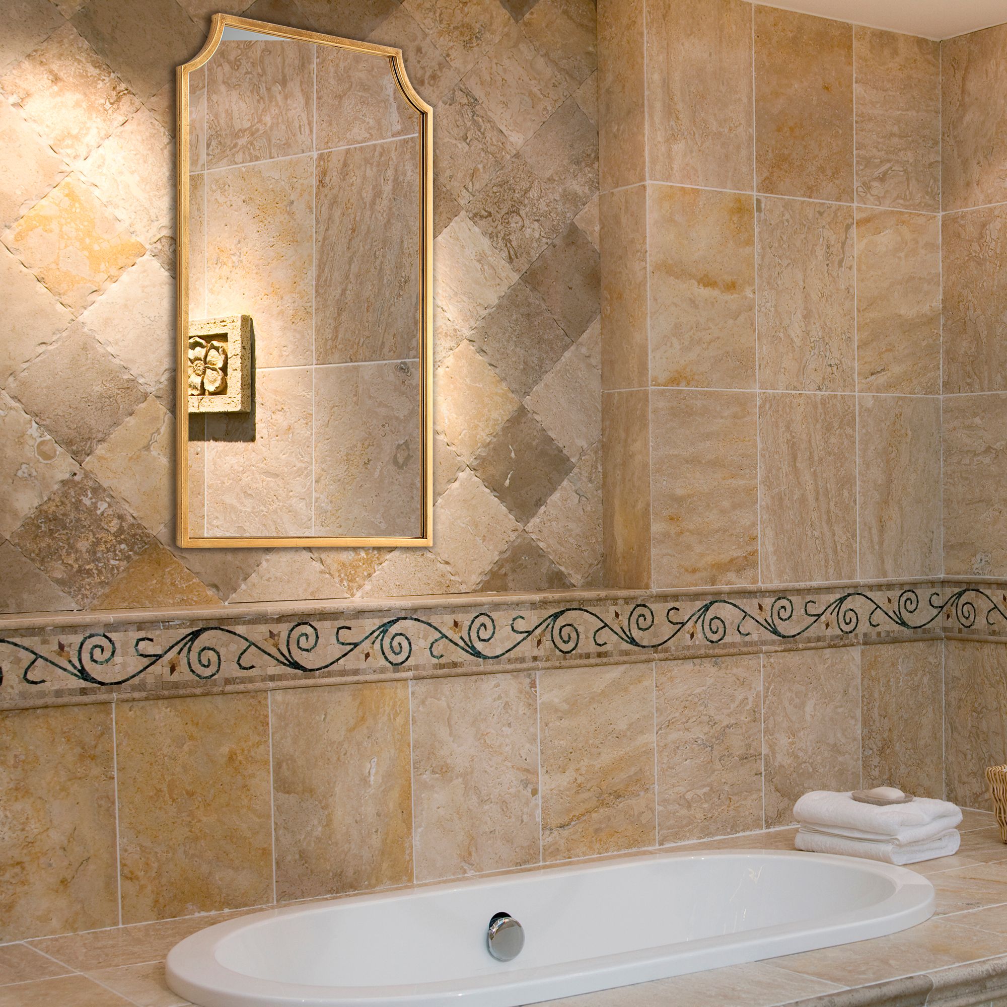 Image 3 Cinnabar Road El Dorado Gold 22" x 36" Rectangular Wall Mirror more views