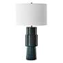 2_Cinnabar Road Electra Teal Ceramic Table Lamp