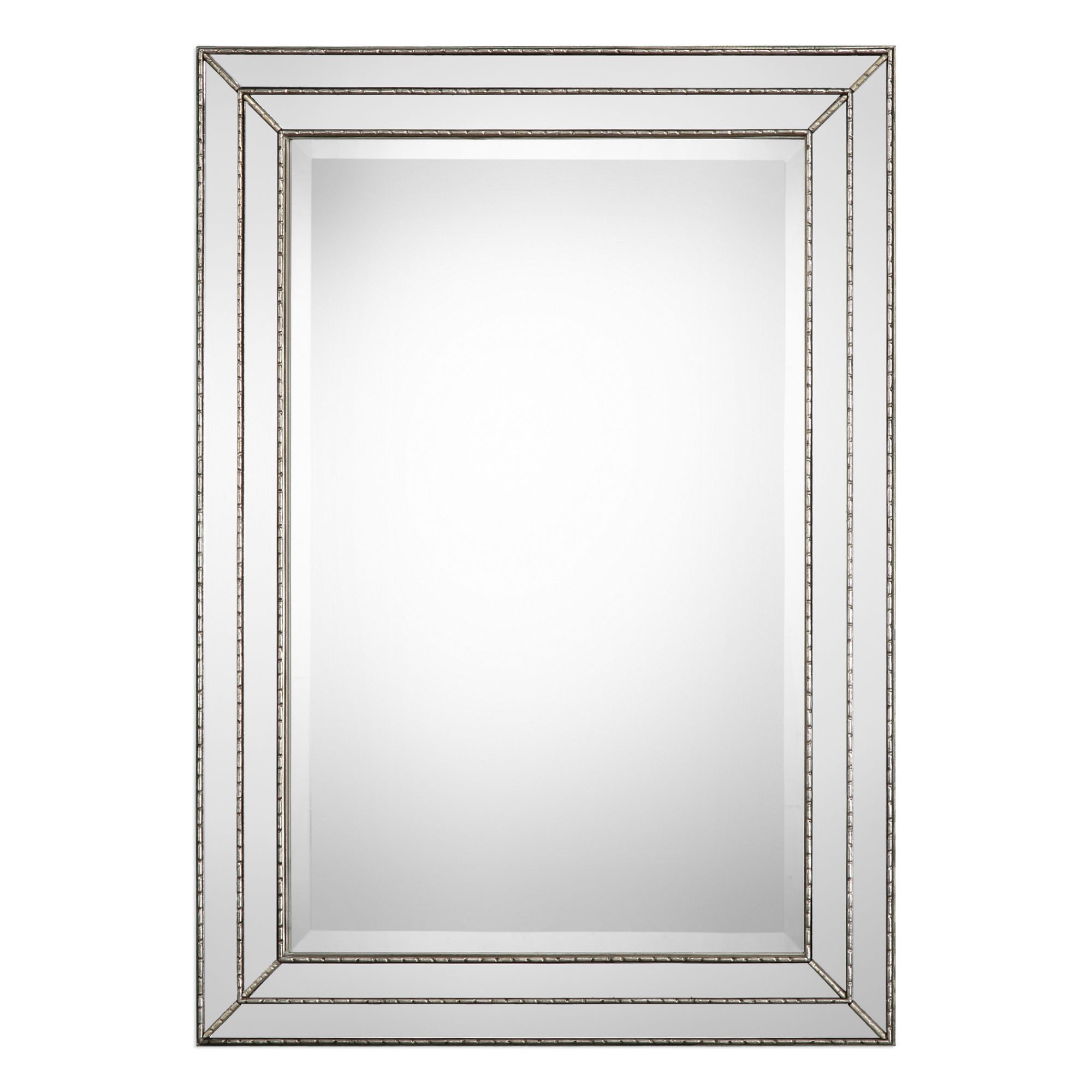 Image 2 Cinnabar Road Elmhurst Metallic Silver 24" x 34" Wall Mirror