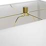 5_Cinnabar Road Elsa Diamond Knob White Ceramic Table Lamp more views
