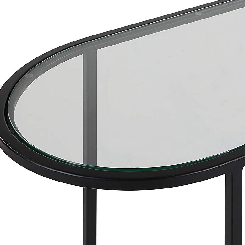 Image 6 Cinnabar Road Evie 24" Wide Black Nesting Tables Set of 2 more views