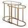 Cinnabar Road Evie 24" Wide Brass Nesting Tables Set of 2