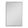 1_Cinnabar Road Fiora Warm Silver 20" x 30" Floating Wall Mirror
