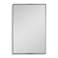 Cinnabar Road Fiora Warm Silver 20" x 30" Floating Wall Mirror
