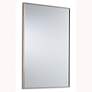 4_Cinnabar Road Fiora Warm Silver 20" x 30" Floating Wall Mirror more views