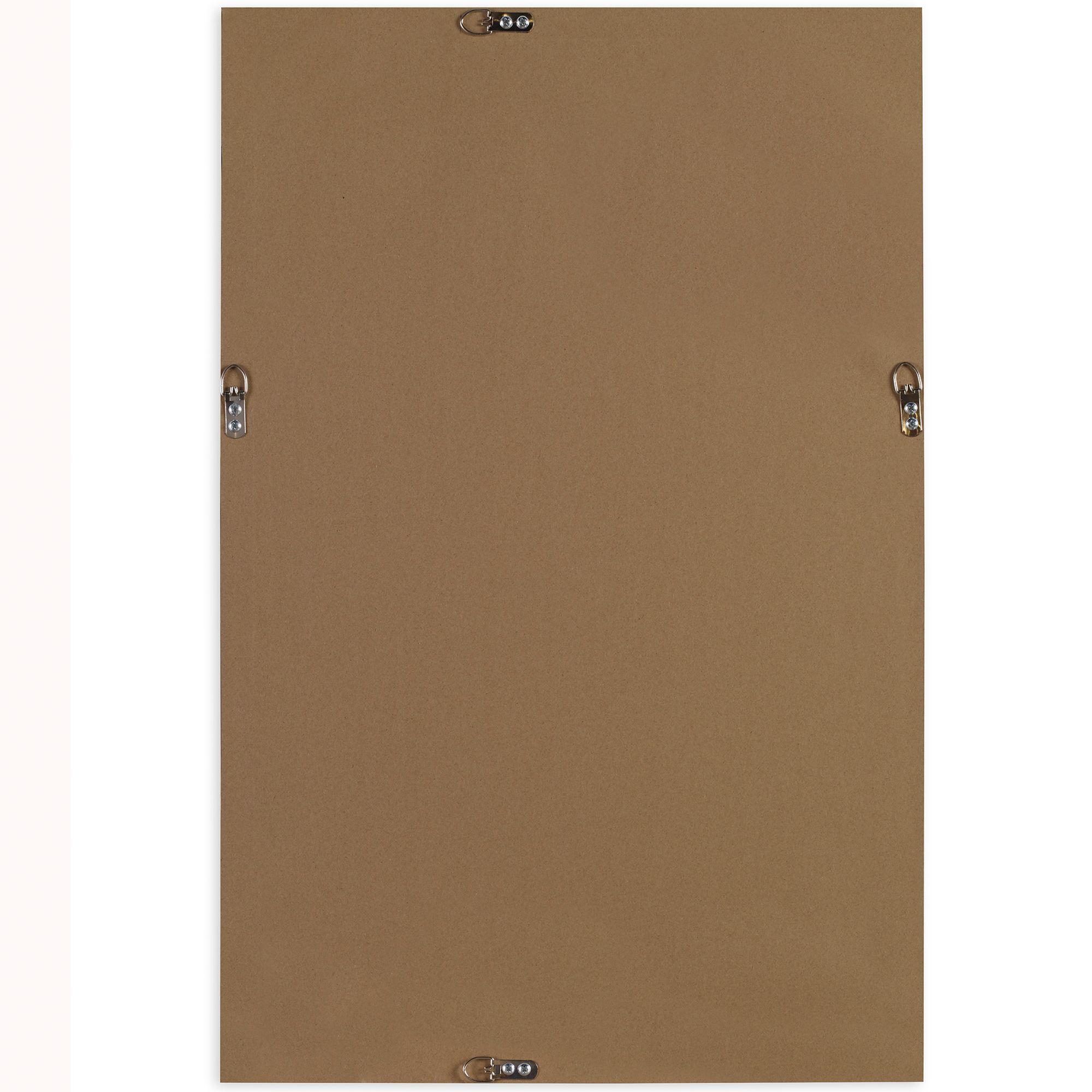 Image 6 Cinnabar Road Fiora Warm Silver 20" x 30" Floating Wall Mirror more views