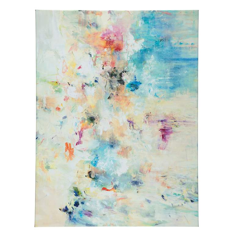 Image 2 Cinnabar Road Floral Dreams 40" High Frameless Giclee Canvas Wall Art
