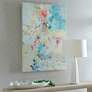3_Cinnabar Road Floral Dreams 40" High Frameless Giclee Canvas Wall Art more views