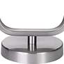 4_Cinnabar Road Groves Brushed Nickel Rectangular Table Lamp more views