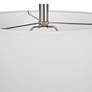 6_Cinnabar Road Groves Brushed Nickel Rectangular Table Lamp more views