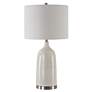 2_Cinnabar Road Gunter Gloss White Ceramic Table Lamp
