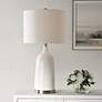 1_Cinnabar Road Gunter Gloss White Ceramic Table Lamp
