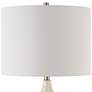 5_Cinnabar Road Gunter Gloss White Ceramic Table Lamp more views