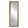 2_Cinnabar Road Hazel 25" x 70" Natural Wrapped Wall/Floor Mirror