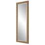 6_Cinnabar Road Hazel 25" x 70" Natural Wrapped Wall/Floor Mirror more views