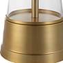 4_Cinnabar Road Hewitt Brass and Clear Glass Table Lamp more views