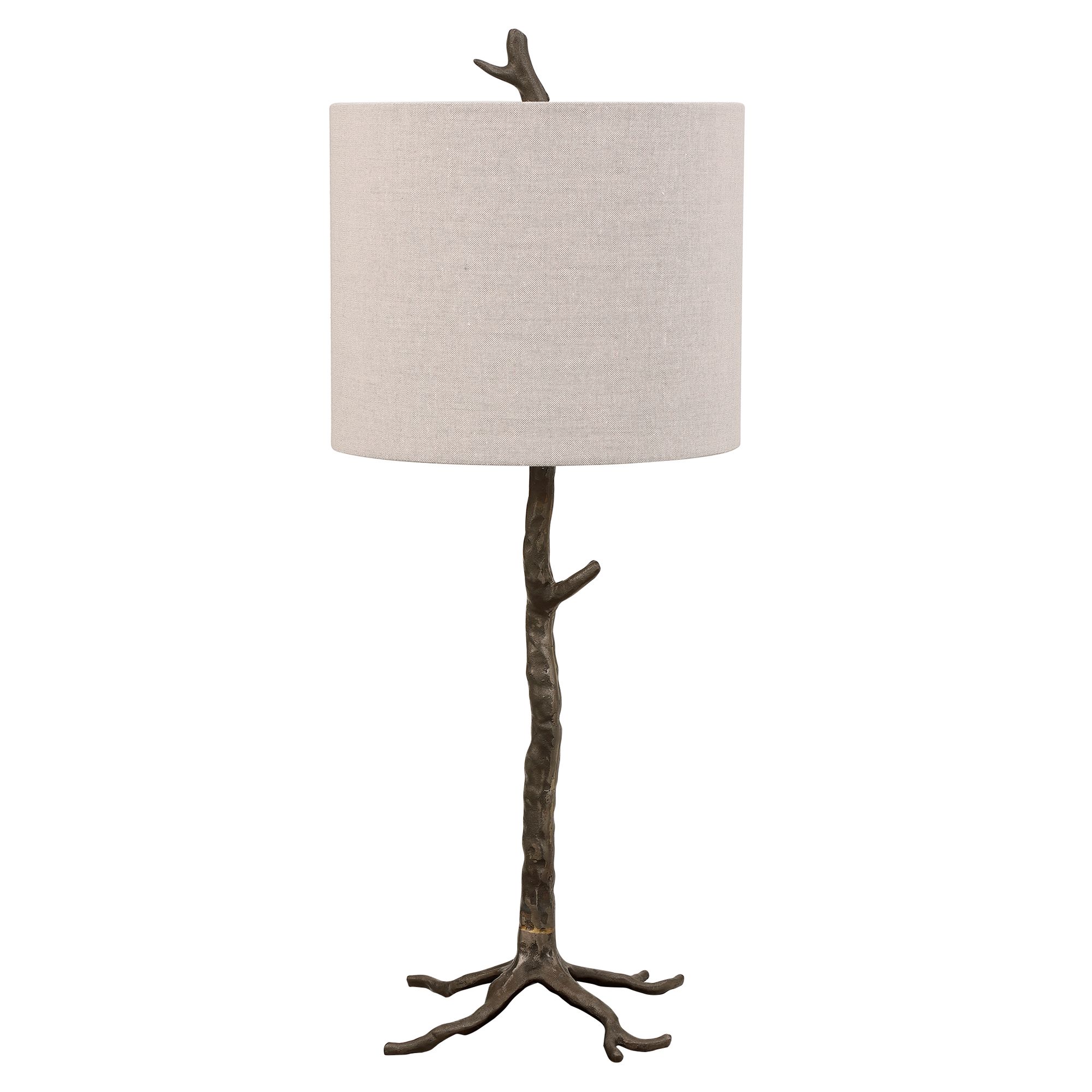 Image 2 Cinnabar Road Hidalgo Gunmetal Tree Branch Table Lamp