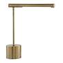 Cinnabar Road Holbrook 17" High Antique Brass LED Desk Lamp
